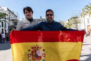 Concentración en la capital grancanaria por la 